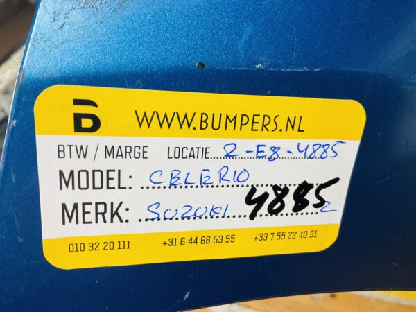 BUMPER Suzuki Celerio 2014-2023 VOORBUMPER 2-E8-4885z