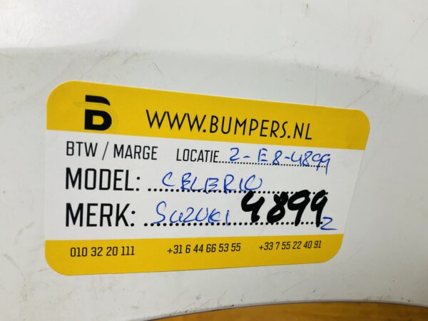 BUMPER Suzuki Celerio 2014-2023 VOORBUMPER 2-E8-4899z