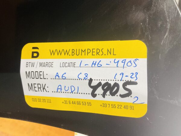 BUMPER Audi A6 C8 2019-2023 VOORBUMPER 1-H6-4905z