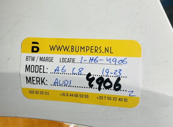 BUMPER Audi A6 C8 2019-2023 VOORBUMPER 1-H6-4906z