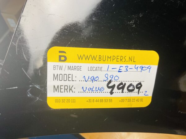 BUMPER Volvo V90 S9 VOORBUMPER 1-E3-4909z