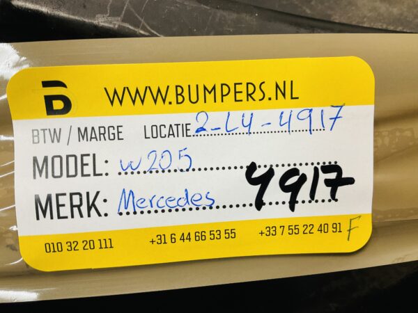 Onderplaat Mercedes W205 A205520500 Bumperlip 2-L3D-4917z