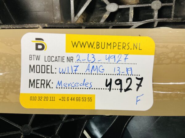 Onderplaat Mercedes CLA W117 AMG 45 13-19 A1178854401 Bumperlip 2-L5F-4927F
