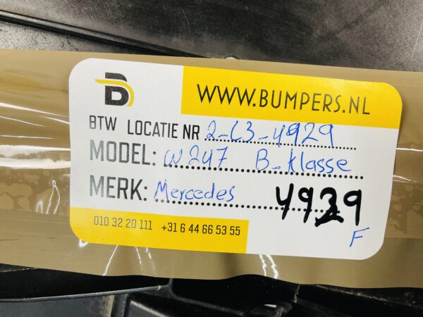 Onderplaat Mercedes W247 B Klasse A2478855900 Bumperlip 2-L10B-4929F