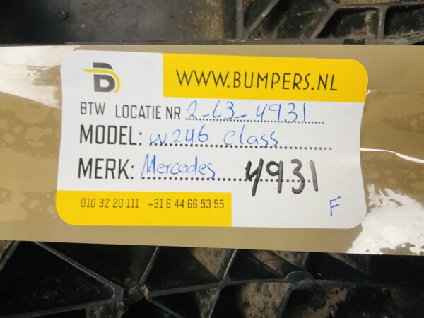 Onderplaat Mercedes A Klasse W176 A1768850036 Bumper lip 2-L3-4931F