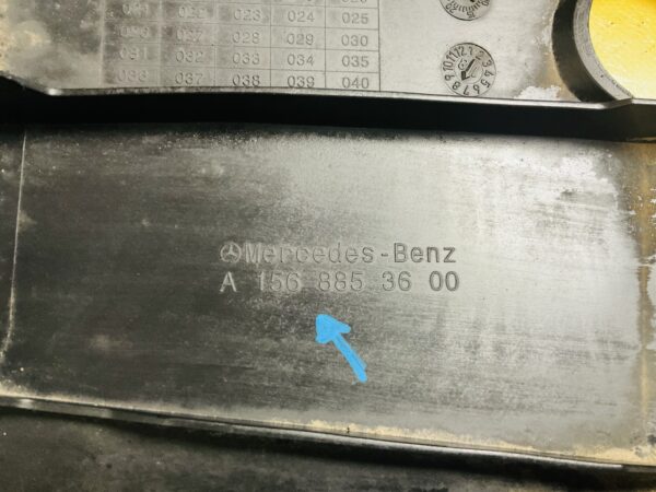 Onderplaat Mercedes W156 GLA A1568853600 Bumperlip 2-L3-4932F