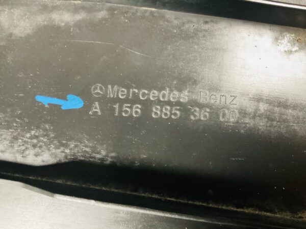Onderplaat Mercedes W156 GLA A1568853600 Bumperlip 2-L5D-4933F