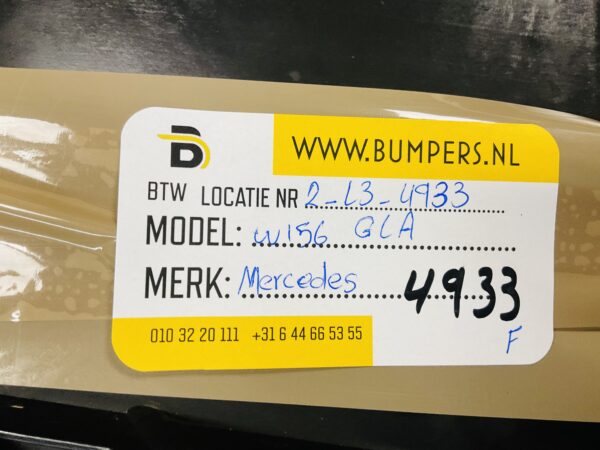 Onderplaat Mercedes W156 GLA A1568853600 Bumperlip 2-L5D-4933F