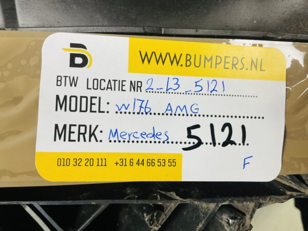 Onderplaat Mercedes W176 AMG A1768850736 Bumperlip 2-L4E-5121F