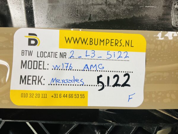 Onderplaat Mercedes W176 AMG A1768850736 Bumperlip 2-L3-5122F
