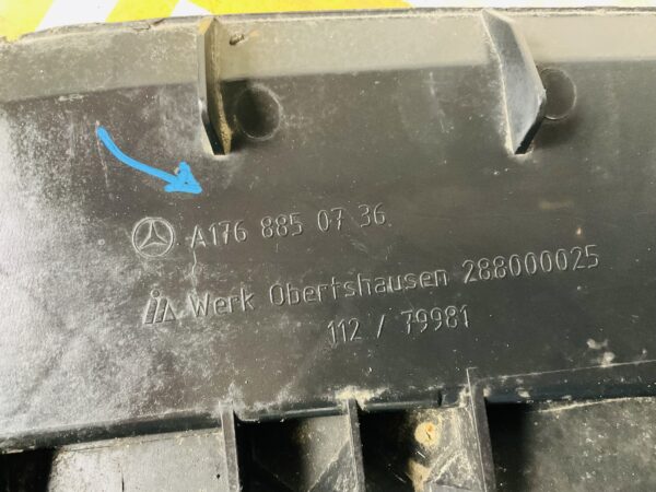 Onderplaat Mercedes W176 AMG A1768850736 Bumperlip 2-L3-5123F