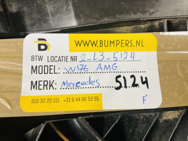 Onderplaat Mercedes W176 AMG A1768850036 Bumperlip 2-L4E-5124F