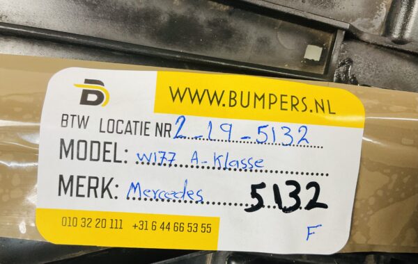 Onderplaat Mercedes W177 A Klasse A1778851400 Bumper lip Normaal 2-L9-5132F