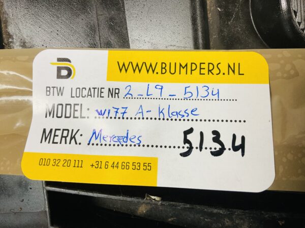Onderplaat Mercedes W177 A Klasse A1778851400 Bumper lip Normaal 2-L9-5134F