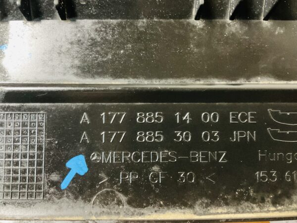 Onderplaat Mercedes W177 A Klasse A1778851400 Bumperlip  2-L9-5135F