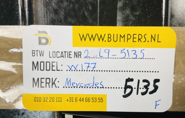 Onderplaat Mercedes W177 A Klasse A1778851400 Bumperlip  2-L9-5135F