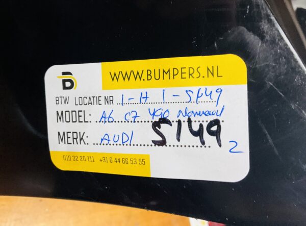 BUMPER Audi A6 C7 4G0 VOORBUMPER 1-H1-5149z