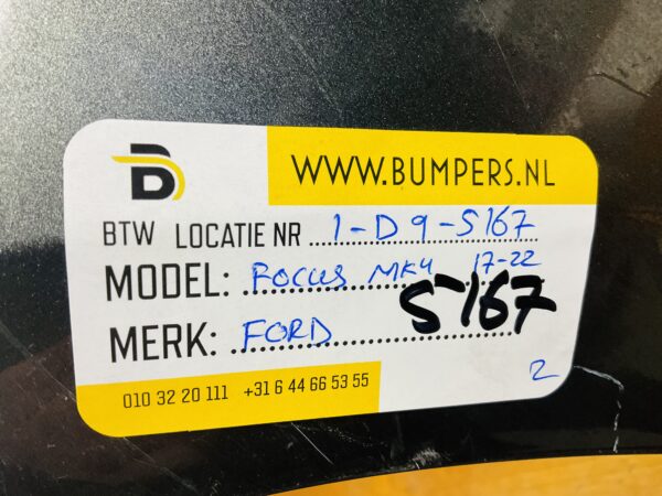 BUMPER Ford Focus MK4 2017-2022 VOORBUMPER 1-D9-5167z