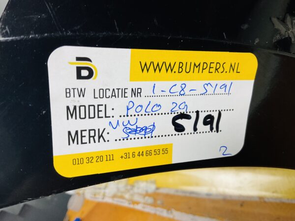 BUMPER Volkswagen Polo 2G 2017-2022 VOORBUMPER 1-C8-5191z