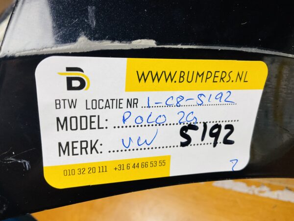 BUMPER Volkswagen Polo 2G 2017-2022 VOORBUMPER 1-C8-5192z