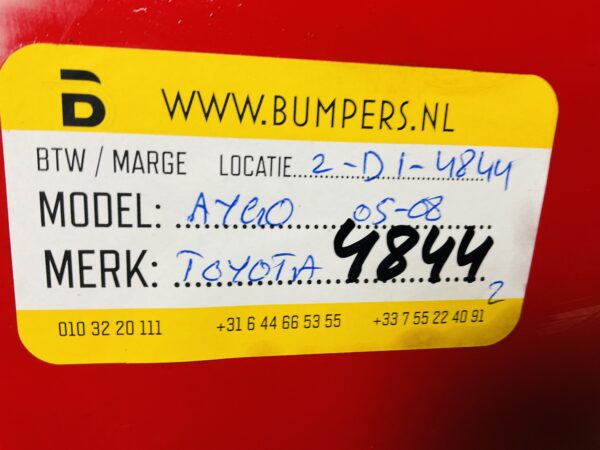 BUMPER Toyota Aygo 2005-2008 VOORBUMPER 2-D1-4844z