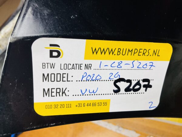 BUMPER Volkswagen Polo 2G 2017-2022 VOORBUMPER 1-C8-5207z