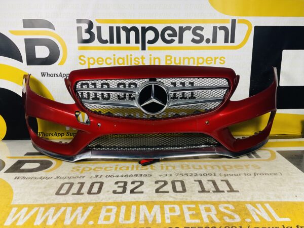 BUMPER Mercedes C Klasse W205 AMG 2014-2017 VOORBUMPER 1-A4-5225z