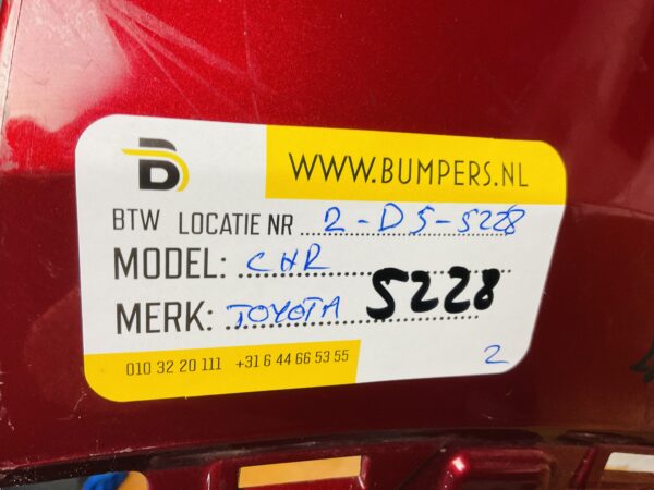 BUMPER Toyota CHR VOORBUMPER 2-D5-5228z