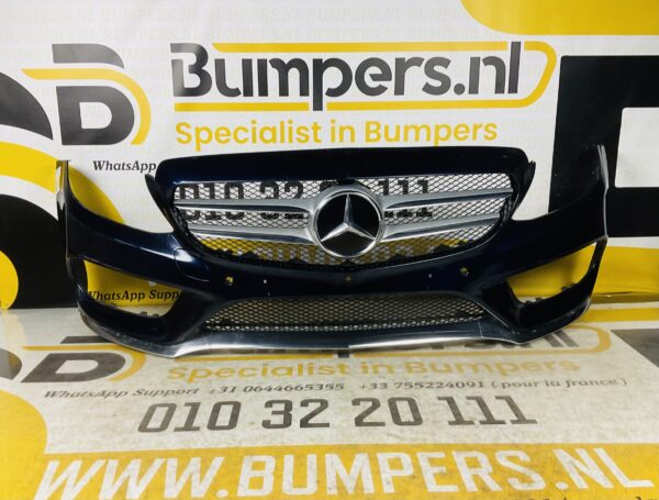 BUMPER Mercedes C Klasse W205 AMG 2014-2017 VOORBUMPER 1-A4-5237z