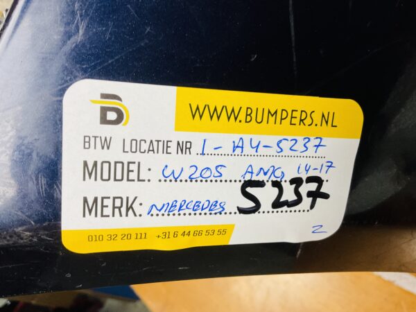 BUMPER Mercedes C Klasse W205 AMG 2014-2017 VOORBUMPER 1-A4-5237z