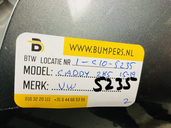 BUMPER Volkswagen Caddy 2K5 2015-2019 VOORBUMPER 1-C10-5235z