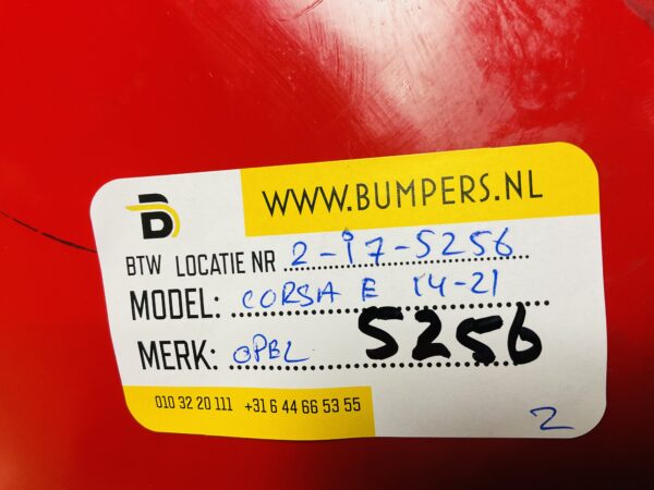 BUMPER Opel Corsa E 2014-2021 VOORBUMPER 2-i7-5256z