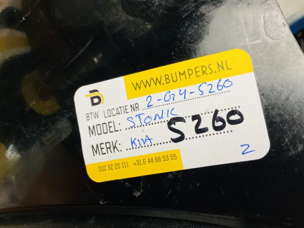 BUMPER Kia Stonic VOORBUMPER 2-G4-5260z