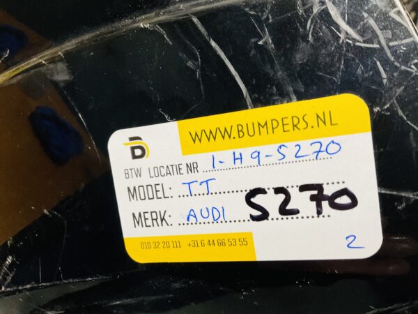 BUMPER Audi TT 2013-2018 VOORBUMPER 1-H9-5270z