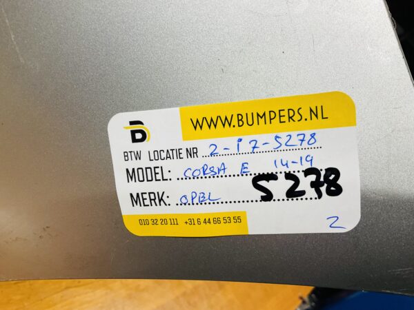 BUMPER Opel Corsa E 2014-2019 VOORBUMPER 2-i7-5278z
