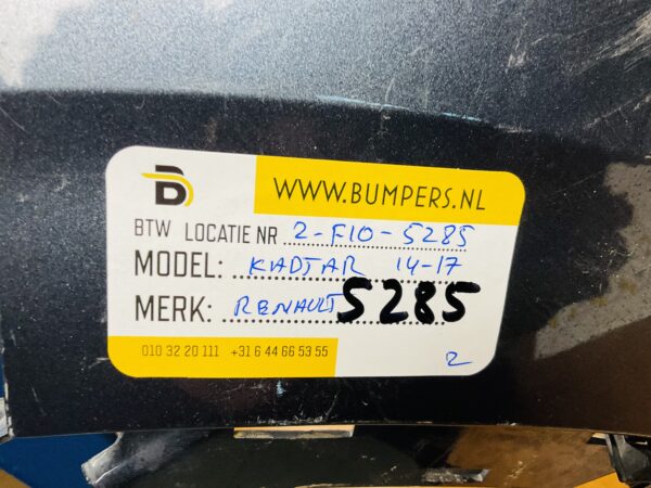 BUMPER Renault Kadjar 2013-2016 VOORBUMPER 2-F10-5285z