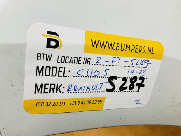 BUMPER Renault Clio 5 2019-2023 VOORBUMPER 2-F1-5287z