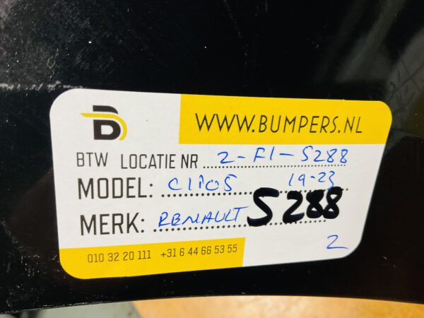 BUMPER Renault Clio 5 2019-2023 VOORBUMPER 2-F1-5288z
