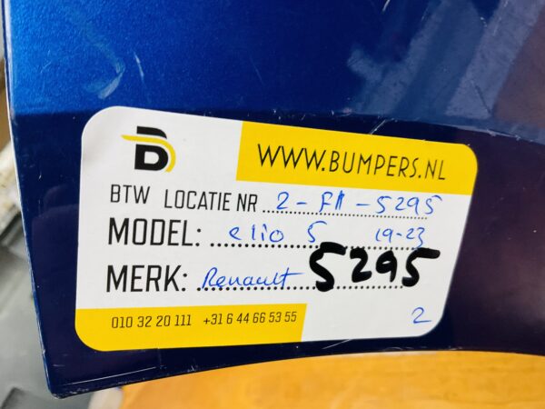 BUMPER Renault Clio 5 2019-2023 VOORBUMPER 2-F1-5295z
