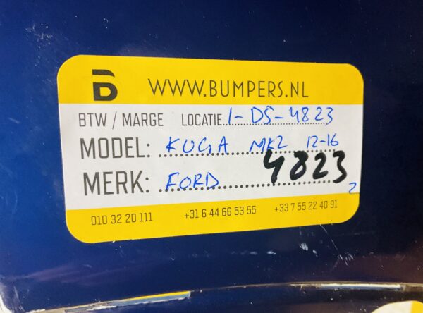 BUMPER Ford Kuga MK2 2012-2016 VOORBUMPER 1-D5-4823z