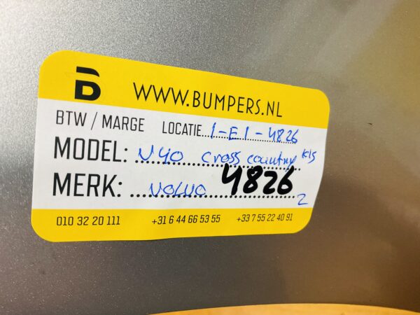 BUMPER Volvo V40 Cross Country KLS VOORBUMPER 1-E1-4826z
