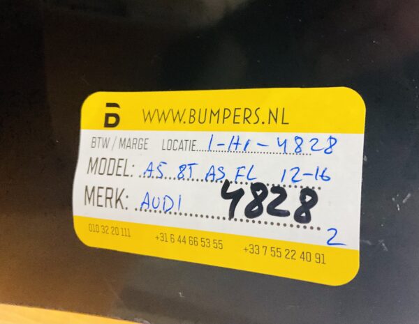 BUMPER Audi A5 8T AS   2012-2016 (8T0807437AD) VOORBUMPER 1-H1-4828z