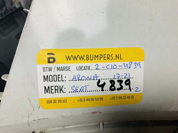 BUMPER Seat Arona 2017-2021 VOORBUMPER 2-C10-4839z