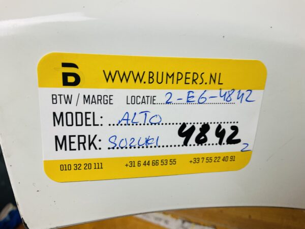 BUMPER Suzuki Alto  2007-2011 VOORBUMPER 2-E6-4842z
