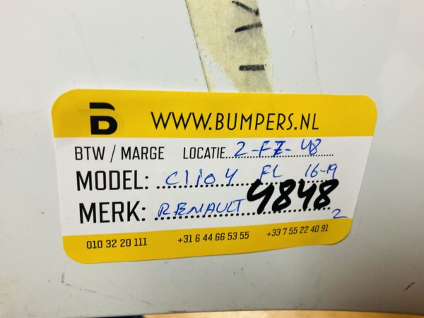 BUMPER Renault Clio 4 Facelift 2016-2019 VOORBUMPER 2-F7-4848z