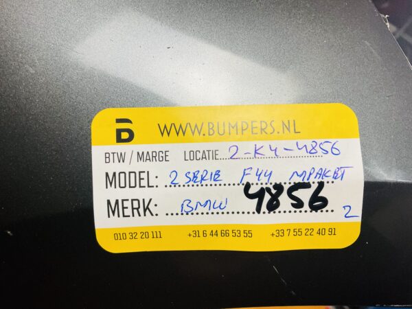 BUMPER BMW 2 Serie F44 Mpakket Gran Coupe VOORBUMPER 2-K4-4856z