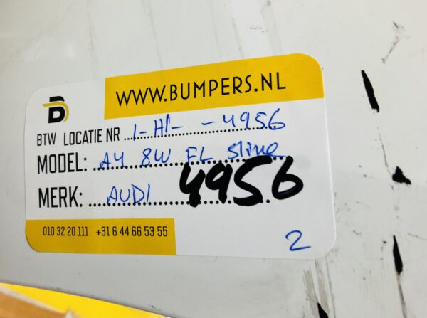 BUMPER Audi A4 8W Facelift Sline S-Line 2019-2022 VOORBUMPER 1-H1-4956z
