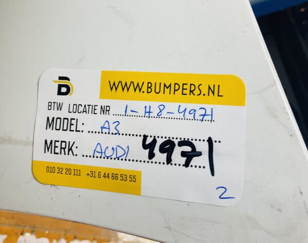 BUMPER Audi A3 8P VOORBUMPER 1-H8-4971z