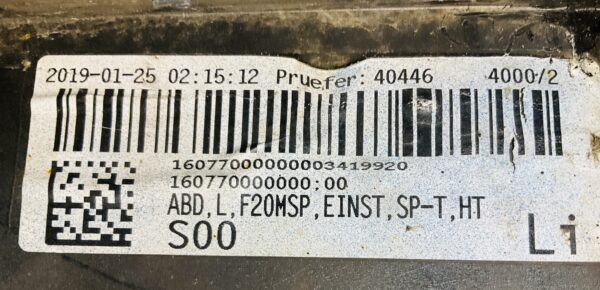 Zijskirt Bmw D5 1F20 M Pakket 11-19 Links 51778051035 Dorpel 2-L2-4735F