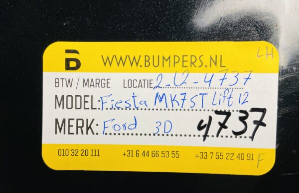 Zijskirt Ford Fiesta MK7 ST Lift 2012 Links C1bj-b10155 Dorpel 2-L2-4737F